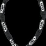 Chaîne antivol Abus CityChain 1010 noire avec maillons en acier.