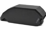 Cadre de vélo électrique avec batterie Bosch PowerTube 750 insérée.