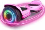 Gros plan sur les roues motorisées du Bluewheel HX720.