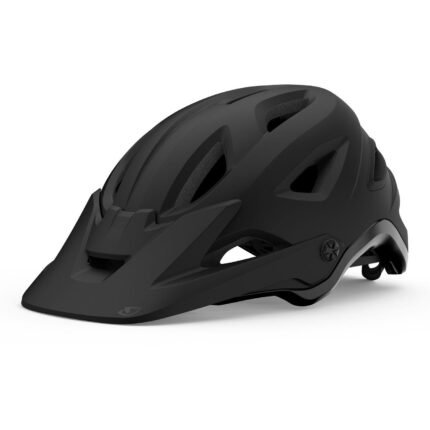 Détail de la visière ajustable et du support caméra du Casque Giro Montaro MIPS.