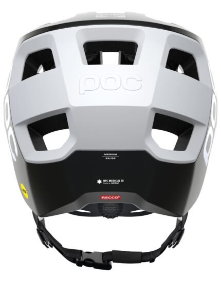 Vue de face du casque POC Kortal montrant les larges ouvertures.