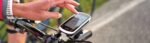GPS Garmin Edge Explore 2 affichant une alerte de sécurité.