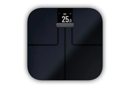 Interface écran couleur balance Garmin Index S2 noir.