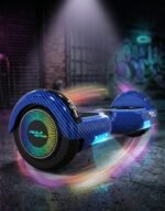 Roues lumineuses d'un Megamotion A03 en pleine rotation.
