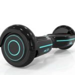 Hoverboard Megamotion A03 noir avec capteurs d'équilibre.