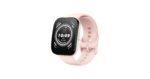 Suivi d'une course à pied sur l'écran d'une Amazfit Bip 5.