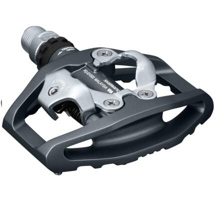 Mécanisme de clipsage SPD sur la pédale Shimano PD-EH500.