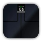 Balance connectée Garmin Index S2 noir design élégant.