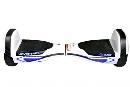 Détail de la certification UL sur un Razor Hovertrax 2.0 noir.