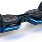 Hoverboard SoFlow Flow Pad X noir avec finitions soignées.