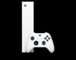 Détail du port d'extension de stockage à l'arrière de la Xbox Series S.
