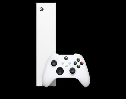 Détail du port d'extension de stockage à l'arrière de la Xbox Series S.