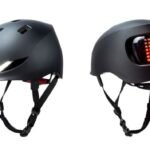 Intérieur jaune du casque Lumos Matrix MIPS montrant le système MIPS.