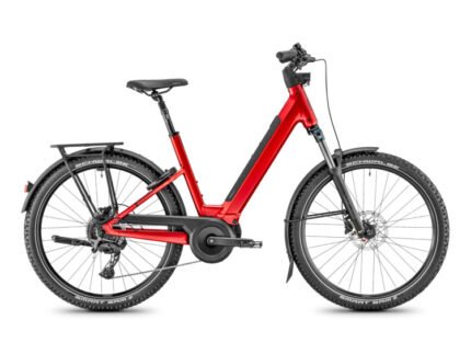 Détail du porte-bagages et de la suspension du Moustache Samedi 27 Xroad.