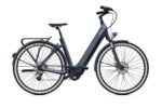 Vélo électrique urbain O2feel iSwan 5 city boost blanc.