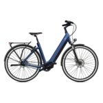 Détail de la selle gel et de la fourche suspendue de l'O2feel iSwan 7.