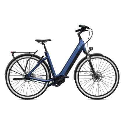 Détail de la selle gel et de la fourche suspendue de l'O2feel iSwan 7.