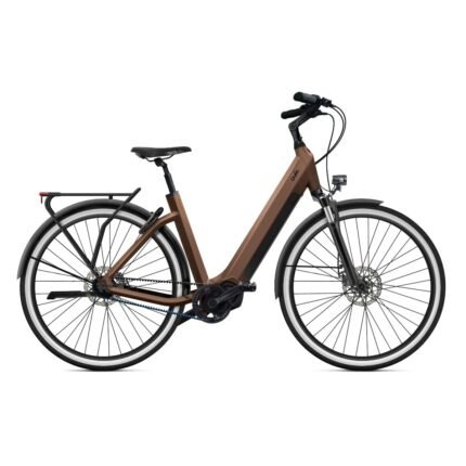 Gros plan sur le moyeu Shimano Nexus 5 de l'O2feel iSwan 7.