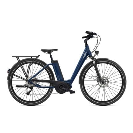 Fourche suspendue et pneus larges de l'O2feel iVog Explorer.