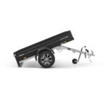 Remorque Brenderup 1205S Black Edition avec ridelles noires et logo Brenderup.