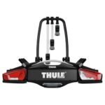 Détail du système de verrouillage et de fixation du Thule VeloCompact F.