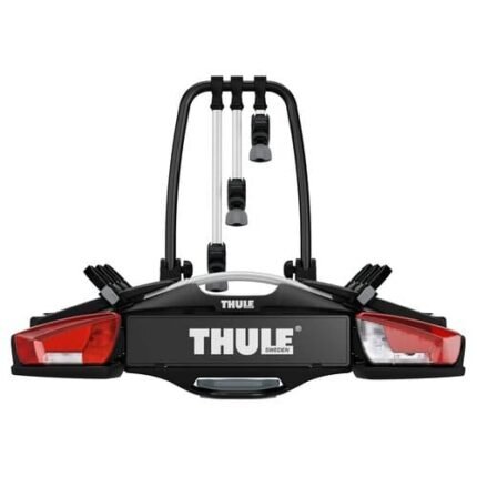 Détail du système de verrouillage et de fixation du Thule VeloCompact F.