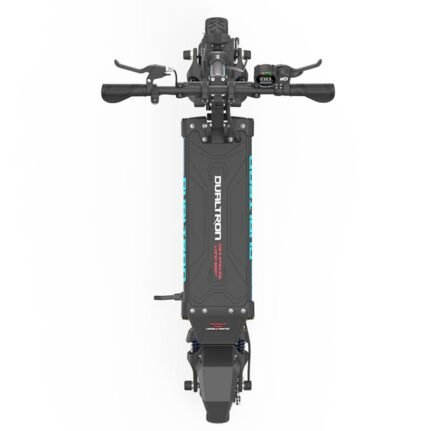 Zoom sur la suspension avant de la Dualtron Mini Special.