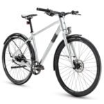 Vélo électrique Gitane Soho 1 bleu nuit batterie intégrée.