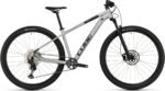 Gros plan sur la fourche RockShox du Cube Attention SLX Argent Gris 2023.