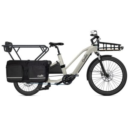 Console de contrôle et batterie du vélo cargo O2feel Equo 7.
