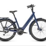 Vélo électrique urbain Moustache Lundi 27 avec cadre ouvert.