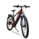 VTT électrique UrbanBiker Dakota PLUS noir avec batterie intégrée.