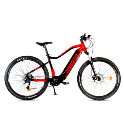 VTT électrique UrbanBiker Dakota PLUS noir avec batterie intégrée.
